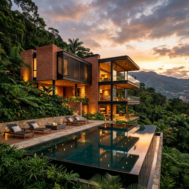 Luxury hillside villa with infinity pool managed by Hospia
